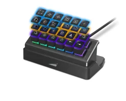 Mountain Streaming & Recording|MacroPad Streaming and Content Creation Controller [Tactile 55] - Black