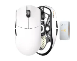 Lamzu Mice & Accessories|MAYA X Wireless Gaming Mouse - White