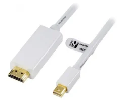 Deltaco Cables & Adapters|Mini DisplayPort to HDMI 2m White