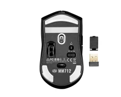 Cooler Master Mice & Accessories|MM712 Hybrid Ultra Light RGB Wireless Gaming Mouse - Black