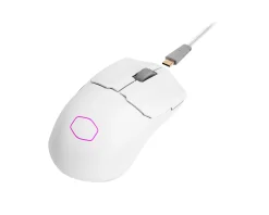Cooler Master Mice & Accessories|MM712 Hybrid Ultra Light RGB Wireless Gaming Mouse - White