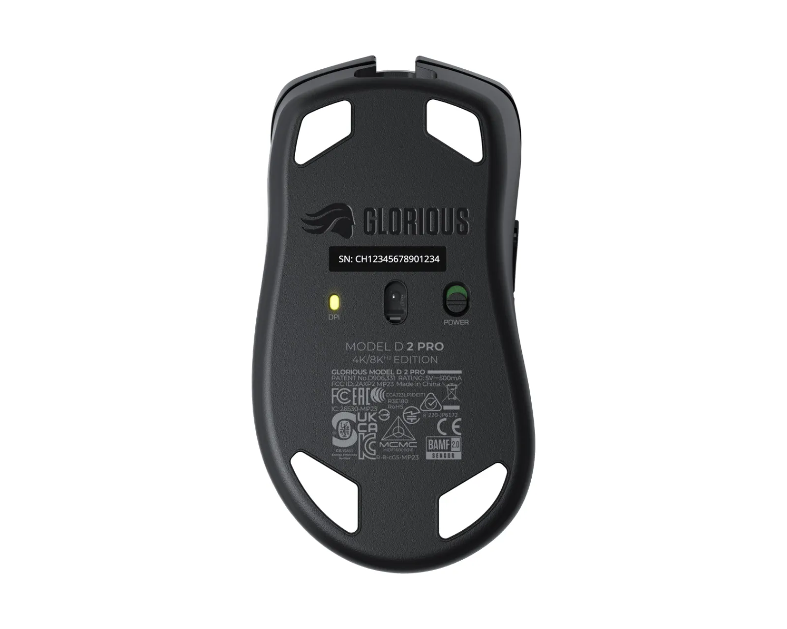 Glorious Mice & Accessories|Model D 2 Pro 4K Wireless Gaming Mouse - Black