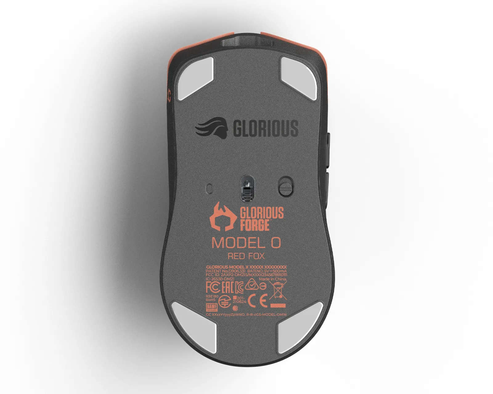 Glorious Mice & Accessories|Model O Pro Wireless Gaming Mouse - Red Fox - Forge