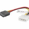 Lanberg Computer Components|Molex (Male) to SATA (Female) Cable 15cm