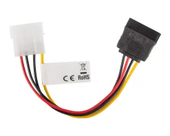 Lanberg Computer Components|Molex (Male) to SATA (Female) Cable 15cm