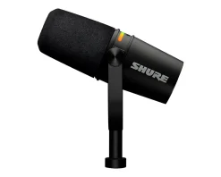 Shure Headsets & Audio|MV7+ USB-C/XLR Podcast Microphone - Black