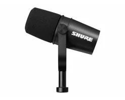 Shure Headsets & Audio|MV7X XLR Podcast Microphone - Black