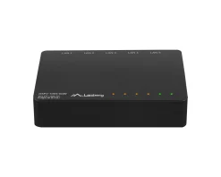 Lanberg Router & Networking|Network Switch 5-ports 1000 Mbps (POE Extender, 30W/Port, Max 60W)