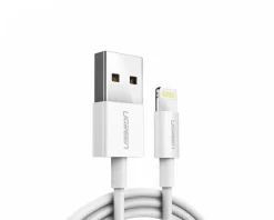 UGREEN Cables & Adapters For Mobile|Nickel Plating ABS Shell USB-A to Lightning Cable 2m - White