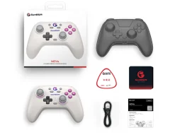 GameSir Controls For Mobile|Nova HD Rumble Wireless Controller for Nintendo Switch - Retro White