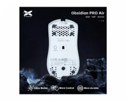 X-raypad Mice & Accessories|Obsidian Air Pro Mouse Skates - Universal Dots