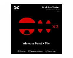 X-raypad Mice & Accessories|Obsidian Mouse Skates for WLmouse Beast X Mini