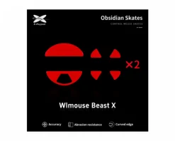 X-raypad Mice & Accessories|Obsidian Mouse Skates for WLmouse Beast X