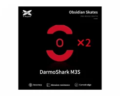 X-raypad Mice & Accessories|Obsidian Mouse Skates for DarmoShark M3S