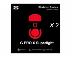 X-raypad Mice & Accessories|Obsidian Mouse Skates Logitech G Pro X Superlight