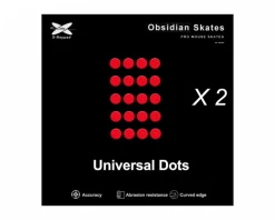 X-raypad Mice & Accessories|Obsidian Mouse Skates Universal 6.5mm Dots - 40pcs