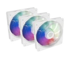 Genesis Computer Components|Oxal 120 ARGB 3-Pack - 120mm Fan - White