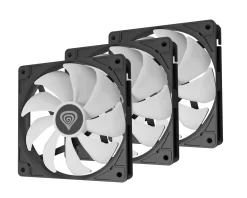 Genesis Computer Components|Oxal 120 ARGB 3-Pack - 120mm Fan - Black