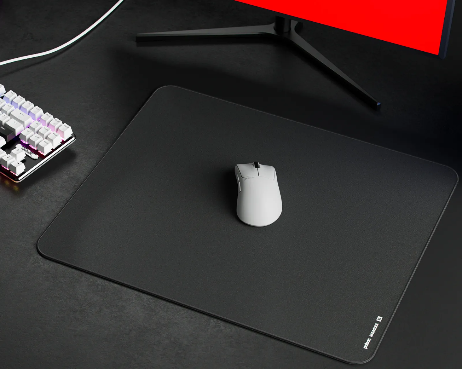 Pulsar Mousepad|ParaGlide Mouse Pad XL (Medium Speed) - Black
