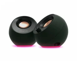 Creative Headsets & Audio|Pebble Pro - 2.0 USB-C Speaker with Bluetooth 5.3 - Alpine Green