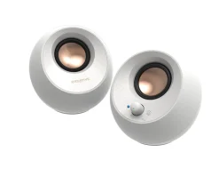 Creative Headsets & Audio|Pebble V3 - 2.0 Speaker - White