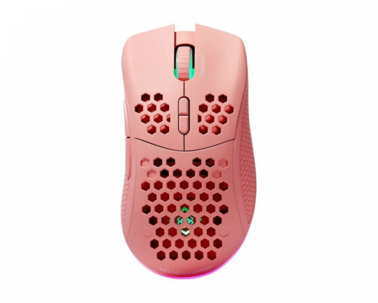 Deltaco Gaming Mice & Accessories|PM80 Wireless RGB Gaming Mouse Ultralight - Pink