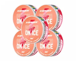 X-Gamer Drinks & Energy|Pouch Energy - Peach On Ice (5-Pack)