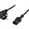 Deltaco Cables & Adapters|Power cable 2m Black
