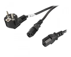 Lanberg Cables & Adapters|Power Cable Split 2x C13 (2 meter) Black