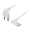 Deltaco Cables & Adapters|Power cable White 2m