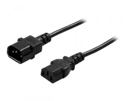 Deltaco Cables & Adapters|Power Supply cable extension 0,5m Black