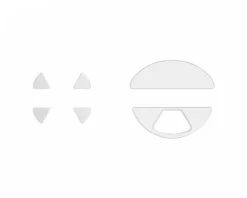 WLMouse Mice & Accessories|PTFE Skates for Beast X Mini - White