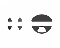 WLMouse Mice & Accessories|PTFE Skates for Beast X Mini - Black