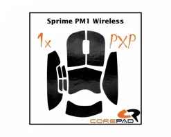 Corepad Mice & Accessories|PXP Grips for Sprime PM1 - Black