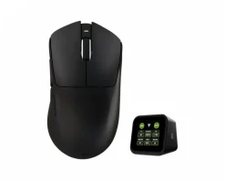 Teevolution Mice & Accessories|Rapid Sync 8K Dongle + Terra Pro Wireless Gaming Mouse - Black