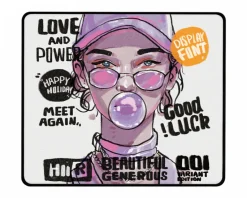 Owepowe Mousepad|Rapper Girl - Gaming Mousepad - XL