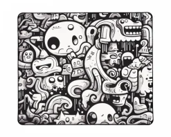 La Onda Mousepad|Rizz - Gaming Mousepad - SQ - Soft - Doodles - NachoCustomz Edition