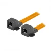 Lanberg Cables & Adapters|RJ45 Inline Coupler Slim Window/Door 23 cm