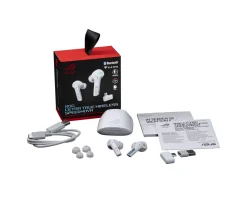 Asus Headphones|Headsets & Audio|ROG Cetra True Wireless SpeedNova ANC Gaming Headphones - Moonlight White