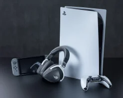 Asus Headphones|Playstation|ROG Delta S Wireless Gaming Headset (PC/PS5/Switch) - Black/White