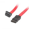 Lanberg Computer Components|SATA 3 (6GB/S) 50cm Angled - Red