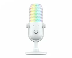 Razer Headsets & Audio|Seiren V3 Chroma Microphone - White