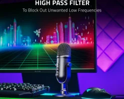 Razer Headsets & Audio|Seiren V2 Pro Microphone - Black