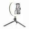 Cellularline Photo & Video|Streaming & Recording|Selfie Ring Tripod 8″ - Ring Light