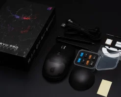 Loga Mice & Accessories|Shinryu Pro Wireless Gaming Mouse - Hotswappable Switch - Black/Transparent