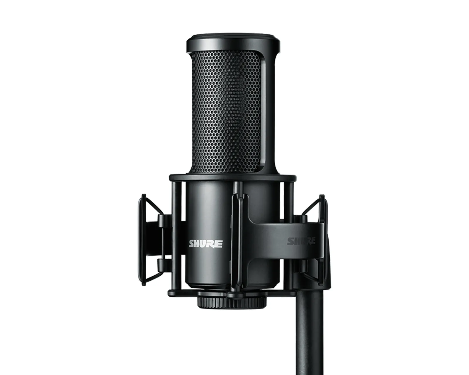 Shure Headsets & Audio|SM4-K-KIT Microphone Kit with Shockmount - Black