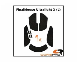 Corepad Mice & Accessories|Soft Grips for FinalMouse Ultralight X Large - Red