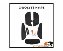 Corepad Mice & Accessories|Soft Grips for G-Wolves Hati S Mini - Orange