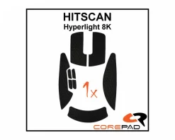 Corepad Mice & Accessories|Soft Grips for HITSCAN Hyperlight 8K - Black