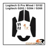 Corepad Mice & Accessories|Soft Grips for Logitech G Pro Wired/G102/G203/G304/G305 Series - Black